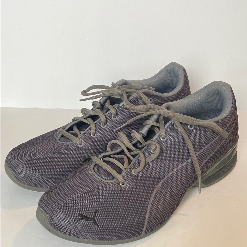 Puma Men’s Gray Athletic Sneakers - Lightweight Training Shoes
